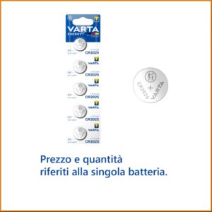 Batteria a Bottone 3V 2025 *(1pz)